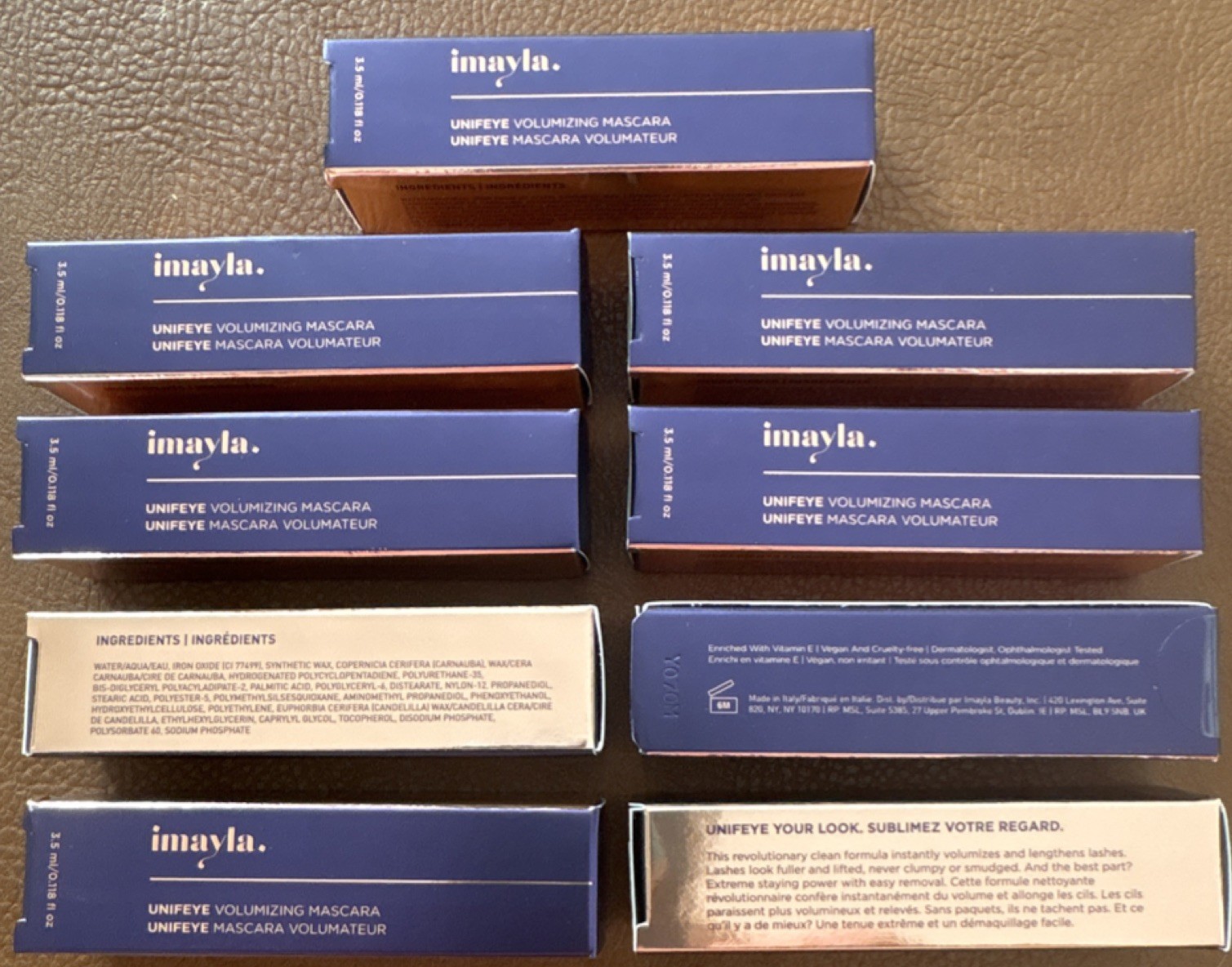 imayla. Makeup Lot-Cruelty-Free Mascara (9) & Lip Treatment (3, Vegan, Full Size