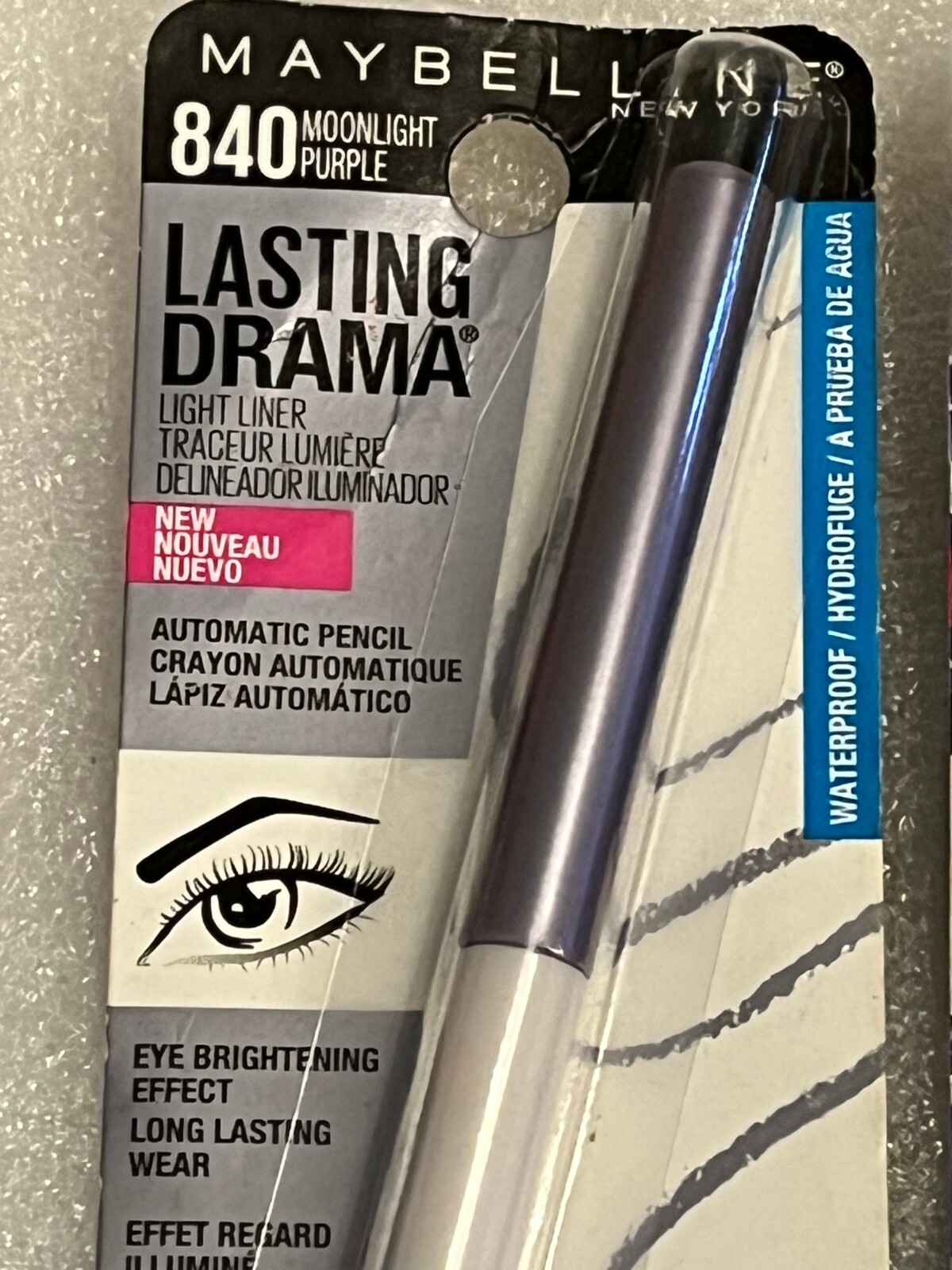Lot of 6 Eyeliners Pencil, Liquid by Maybelline, Revlon, Full Spectrum Covergirl
