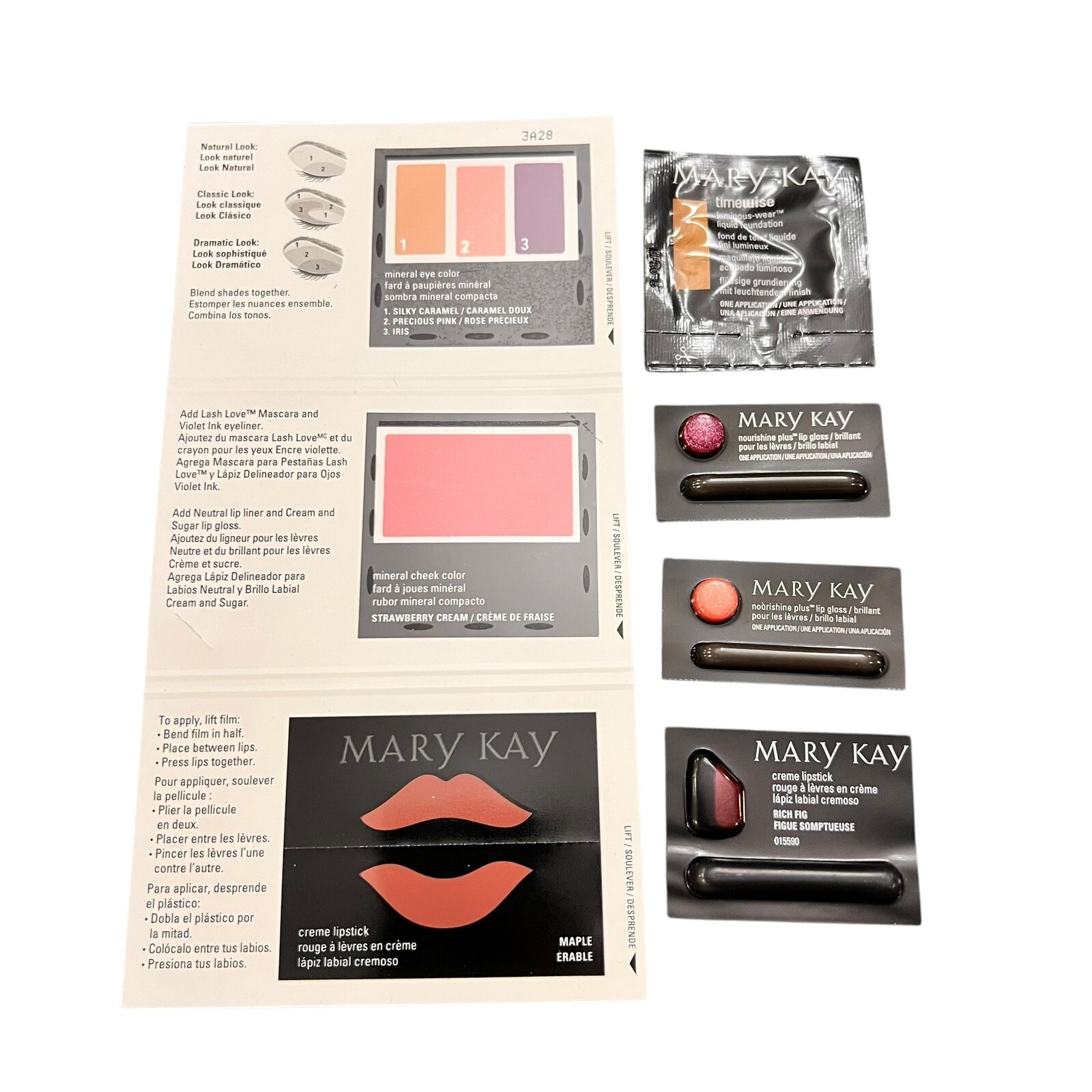 Mary Kay Lot Assorted Samples New & Discontinued Colors Single Use Travel #114