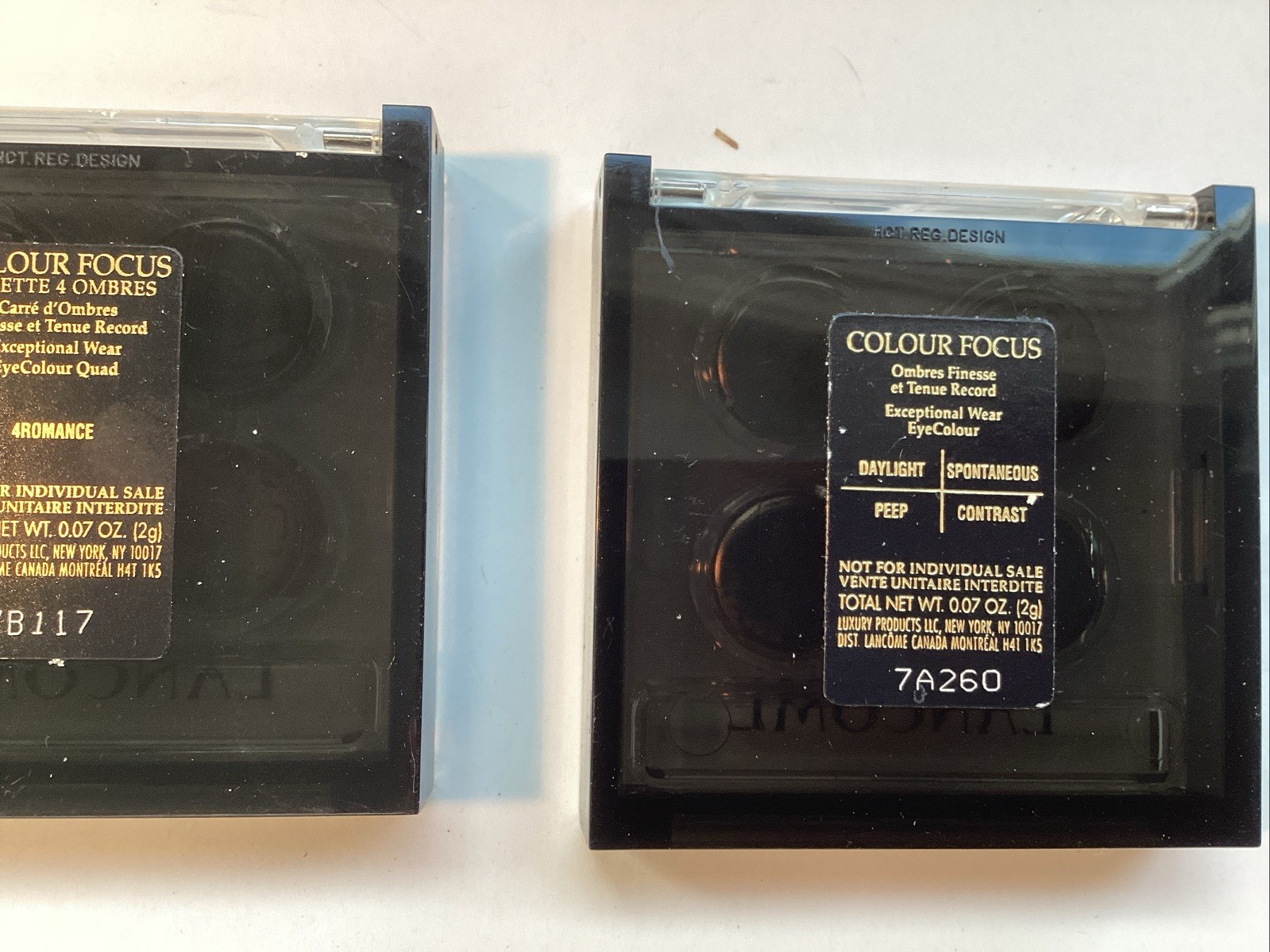 Lancôme Bag, Two Quad Eyeshadows-see Description And Rose Sable Blush Subtil NEW