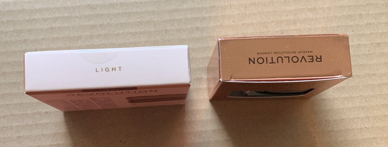 Lot Of 2 REVOLUTION Make Up Items CONTOUR POWDER COMPACT & FLAWLESS EYE FOILS