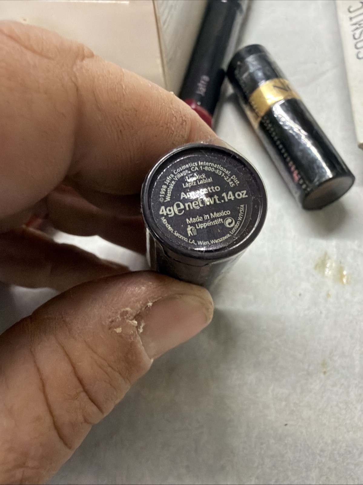 Vintage Jafra & Revlon Makeup Lot NOS New Old Stock Sealed Berry Rich Amaretto