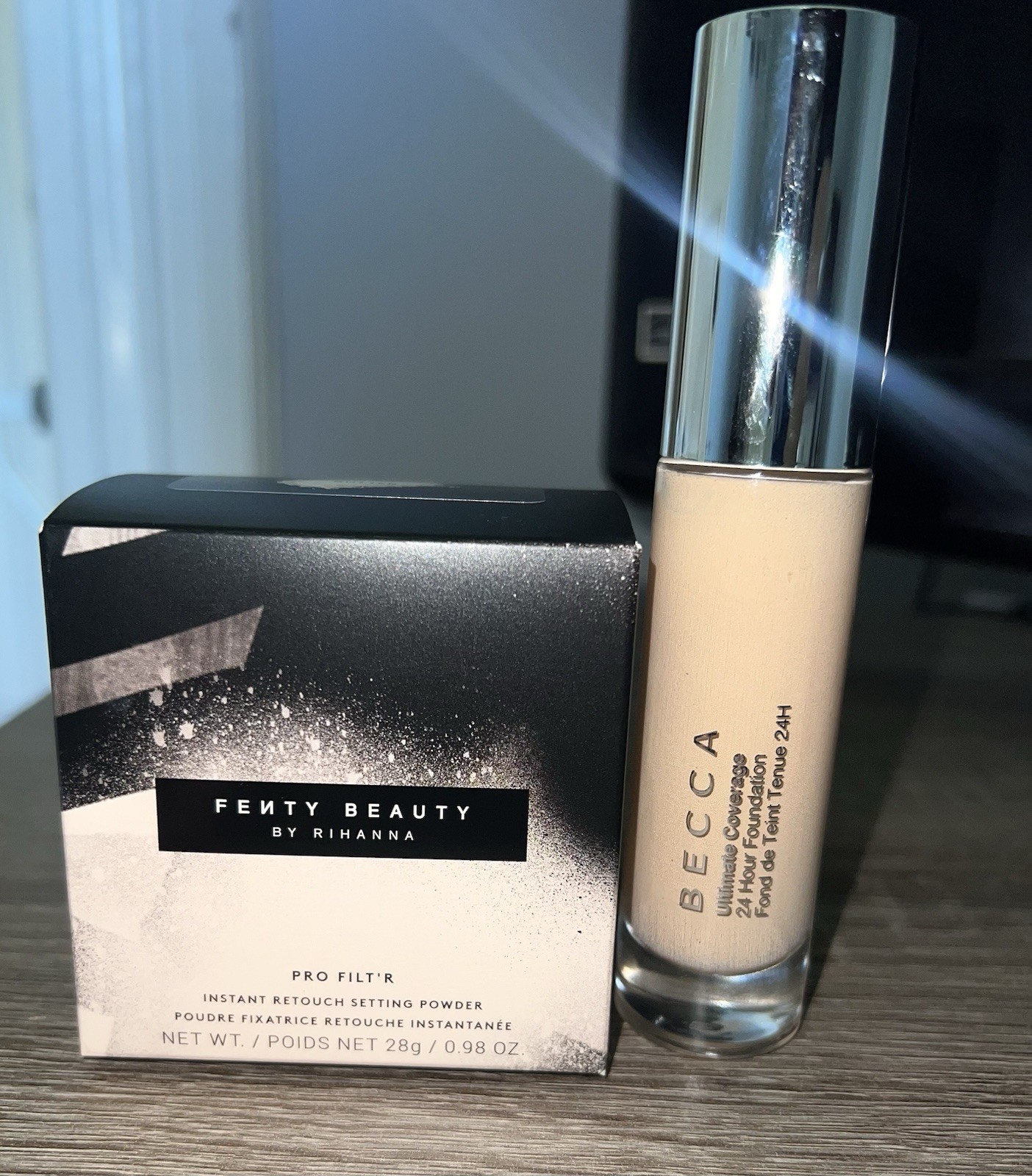 Fenty Beauty Powder -Butter & Becca 24hr Ultimate Coverage Foundation Makeup Lot