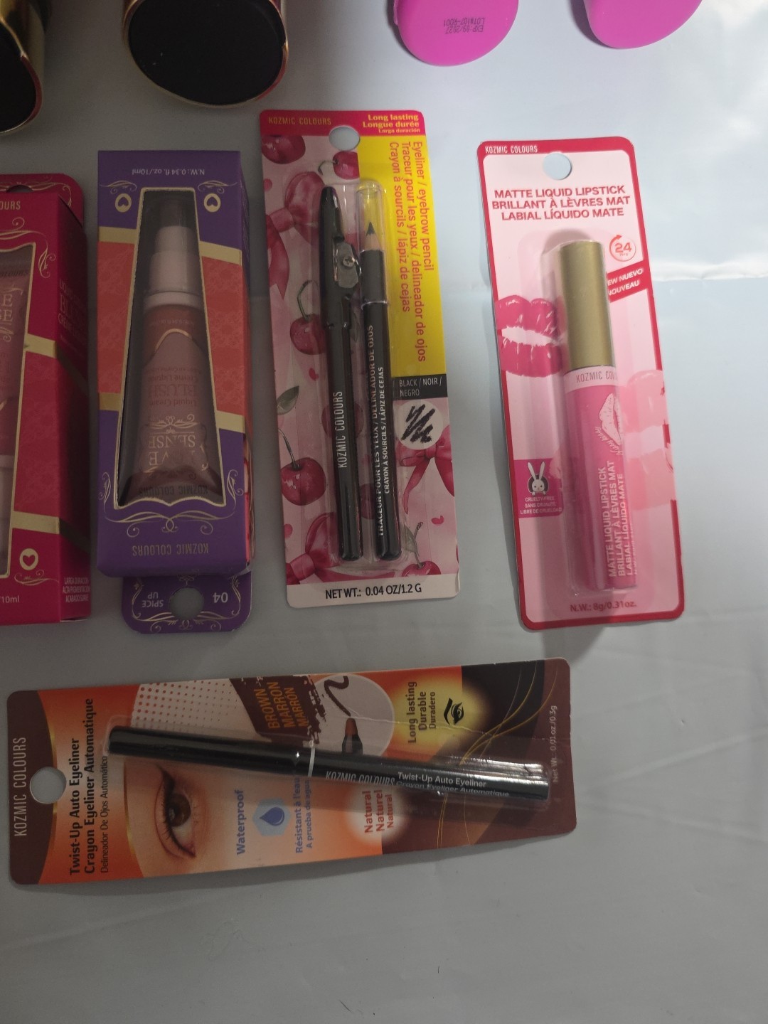 RANDOM BULK Wholesale Mixed Makeup Cosmetics 40 Pcs Lot Kozmic Colors Brand