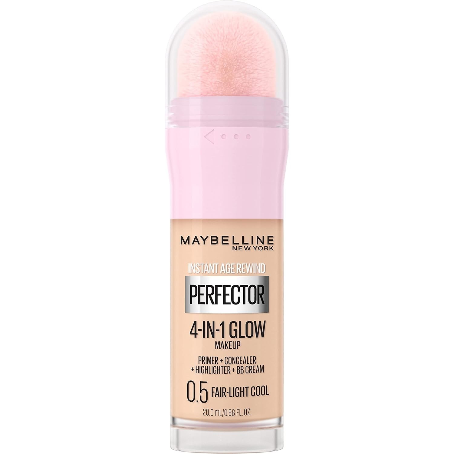 New York 4-in-1 Glow Makeup – Instant Perfector, Fair/Light Cool, 0.68 Fl Oz