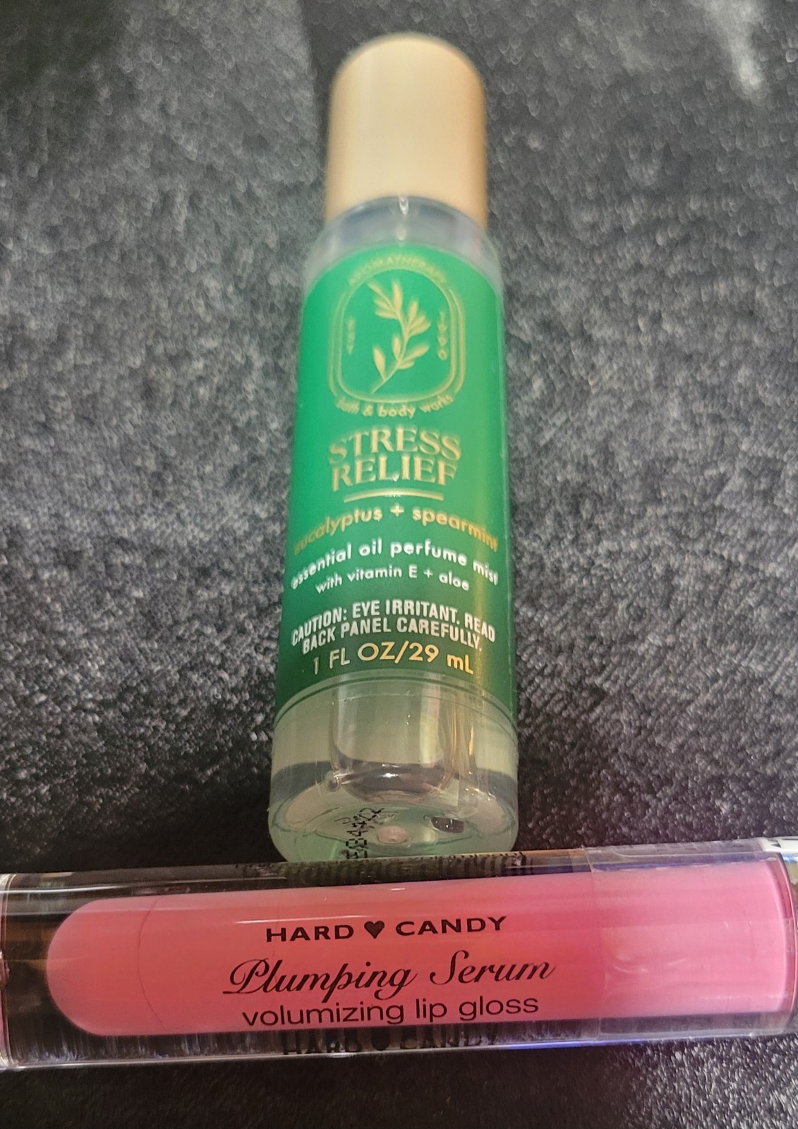 Assorted Beauty Lot: Botanics Eye Serum, Hard Candy Plumping Gloss
