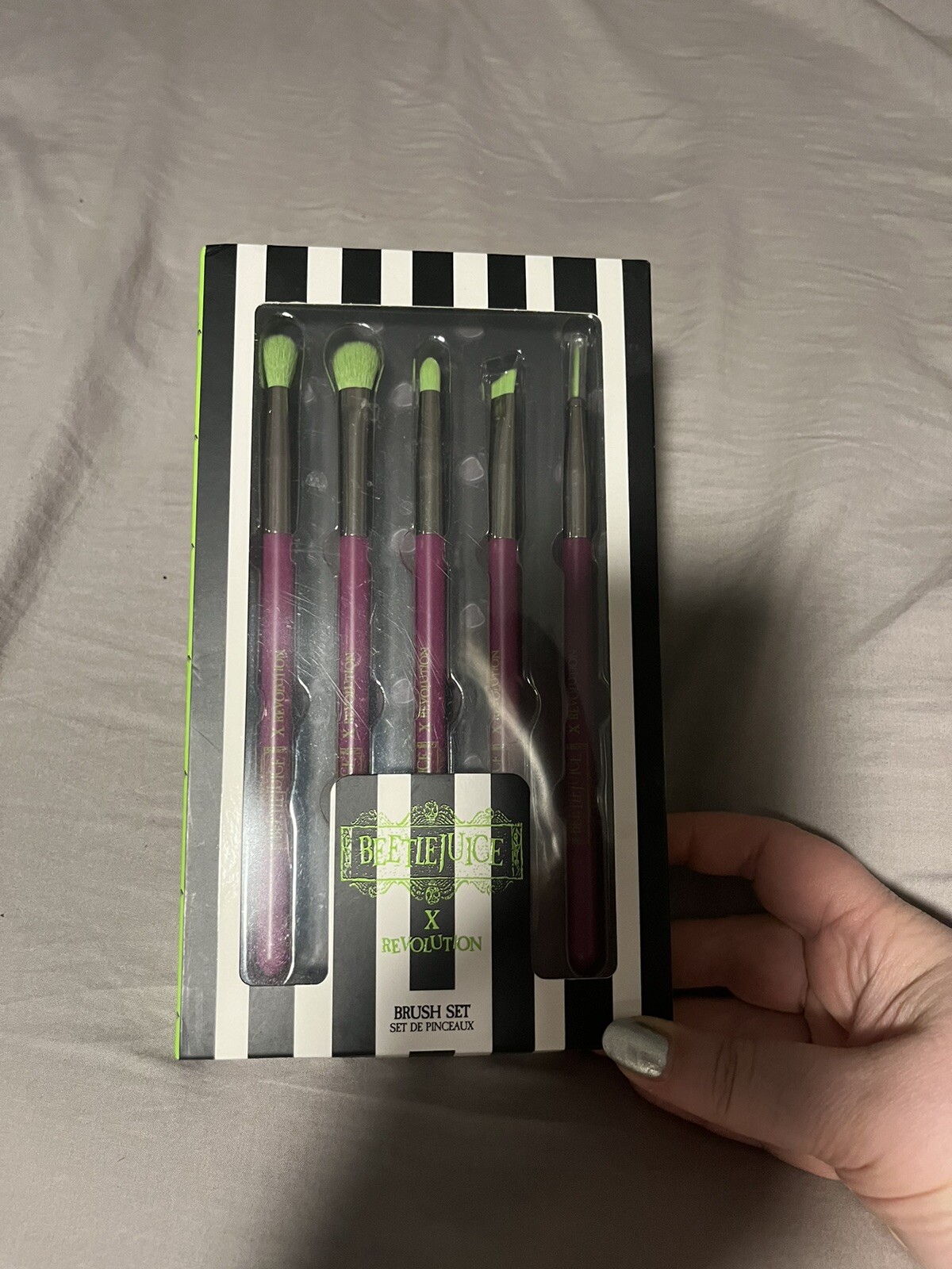 Beetlejuice X Revolution Makeup Brush Set New In box