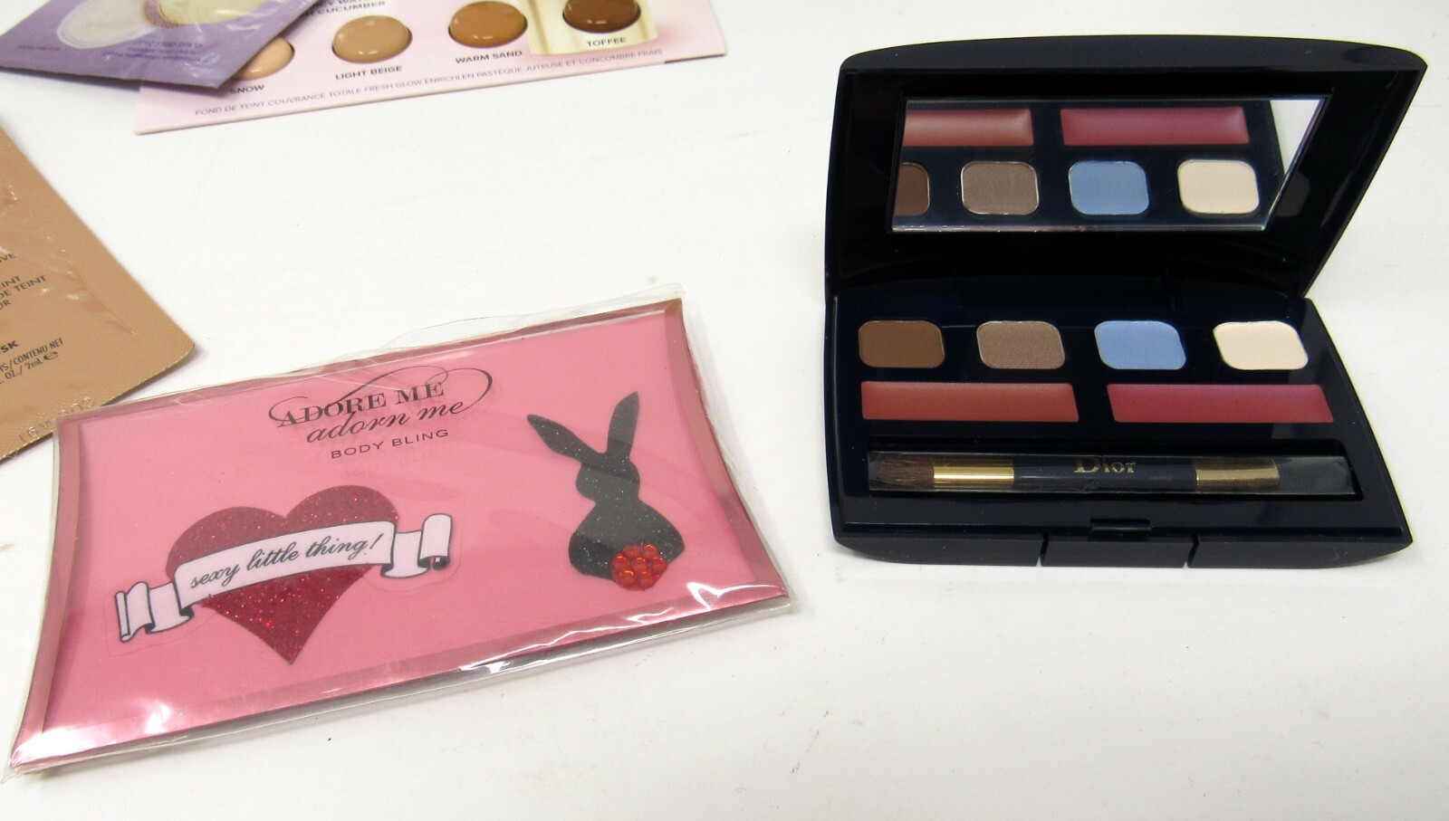 Beauty Sample Lot 19 pieces total New Buxom, Too Faced, Smashbox, Clinique +