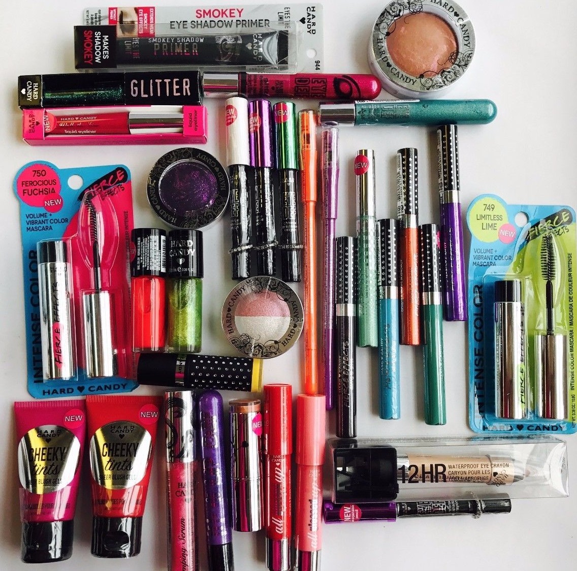 Lot of 12 ~Hard Candy Wholesale Makeup Face/Eyes/Nails/Lips! JUST ARRIVED!!