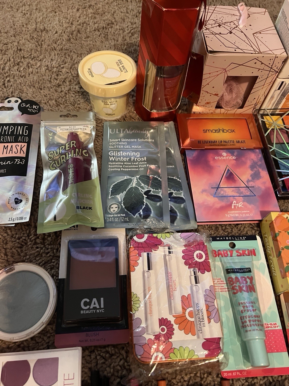 Full Size Mixed Makeup & Beauty Lot w/ Morphe, Too Faced, Clinique, NYX, ULTA