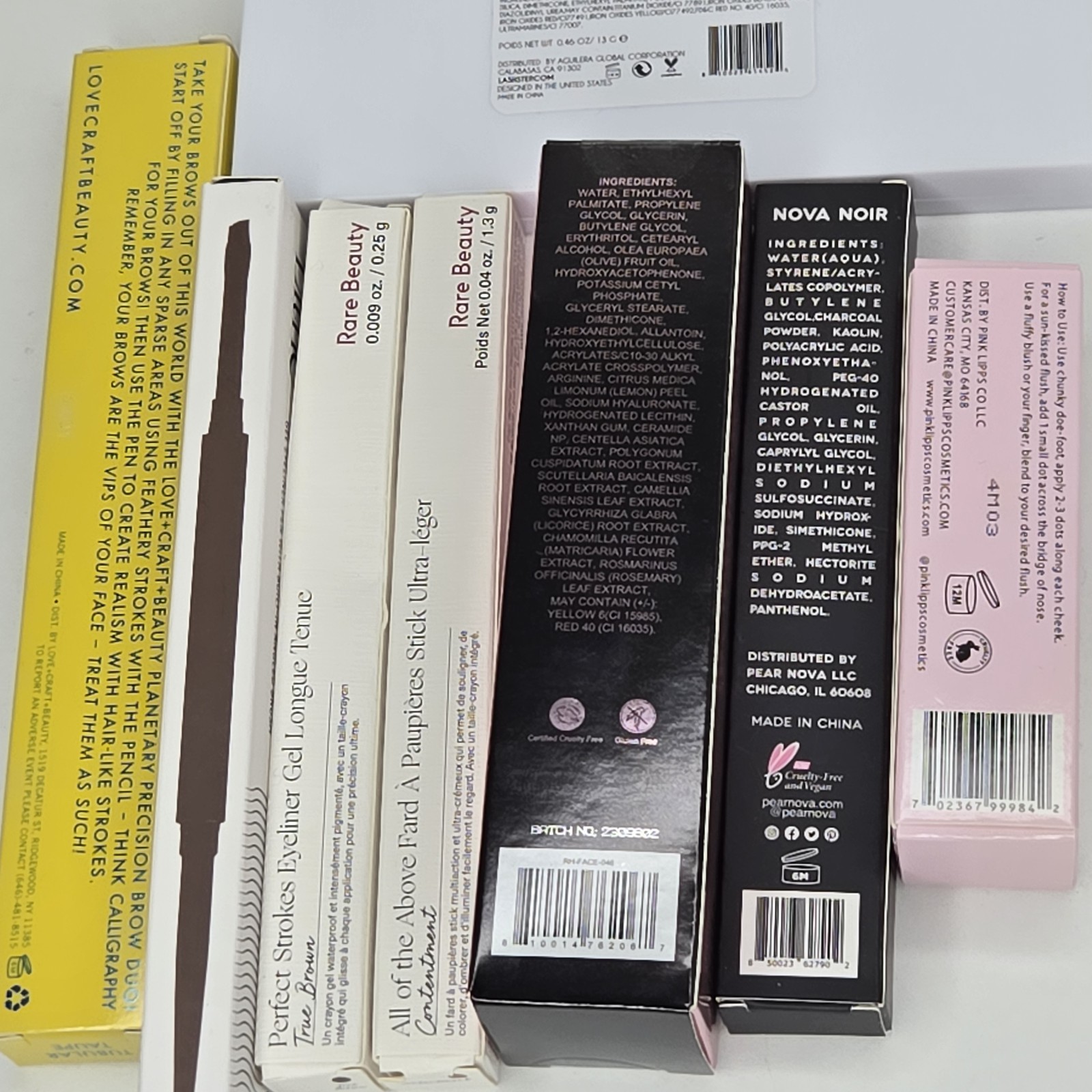 Beauty Bundle Full Size Makeup BoxyCharm IPSY Box Lot Eyeshadow Primer Brow Blus