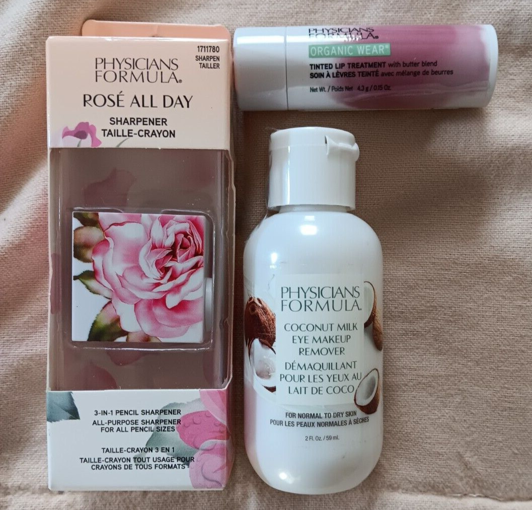 Physicians Formula Lot Sharpener Eye Makeup Remover Organic Tinted Lip Treatment