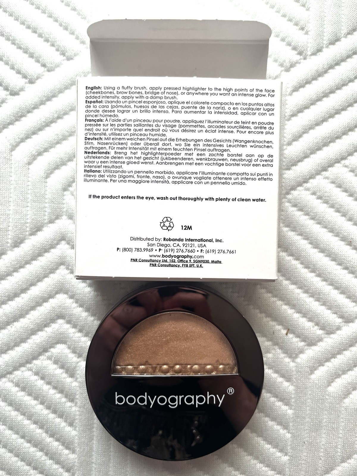 Bodyography Full Size Paraben-Free Makeup Lot: Palettes, Cosmetology Set