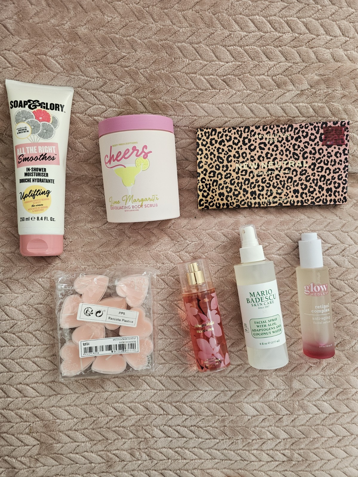 Soap & Glory Body Prescriptions Revolution Pro Makeup Lot Exfoliating Anti-aging