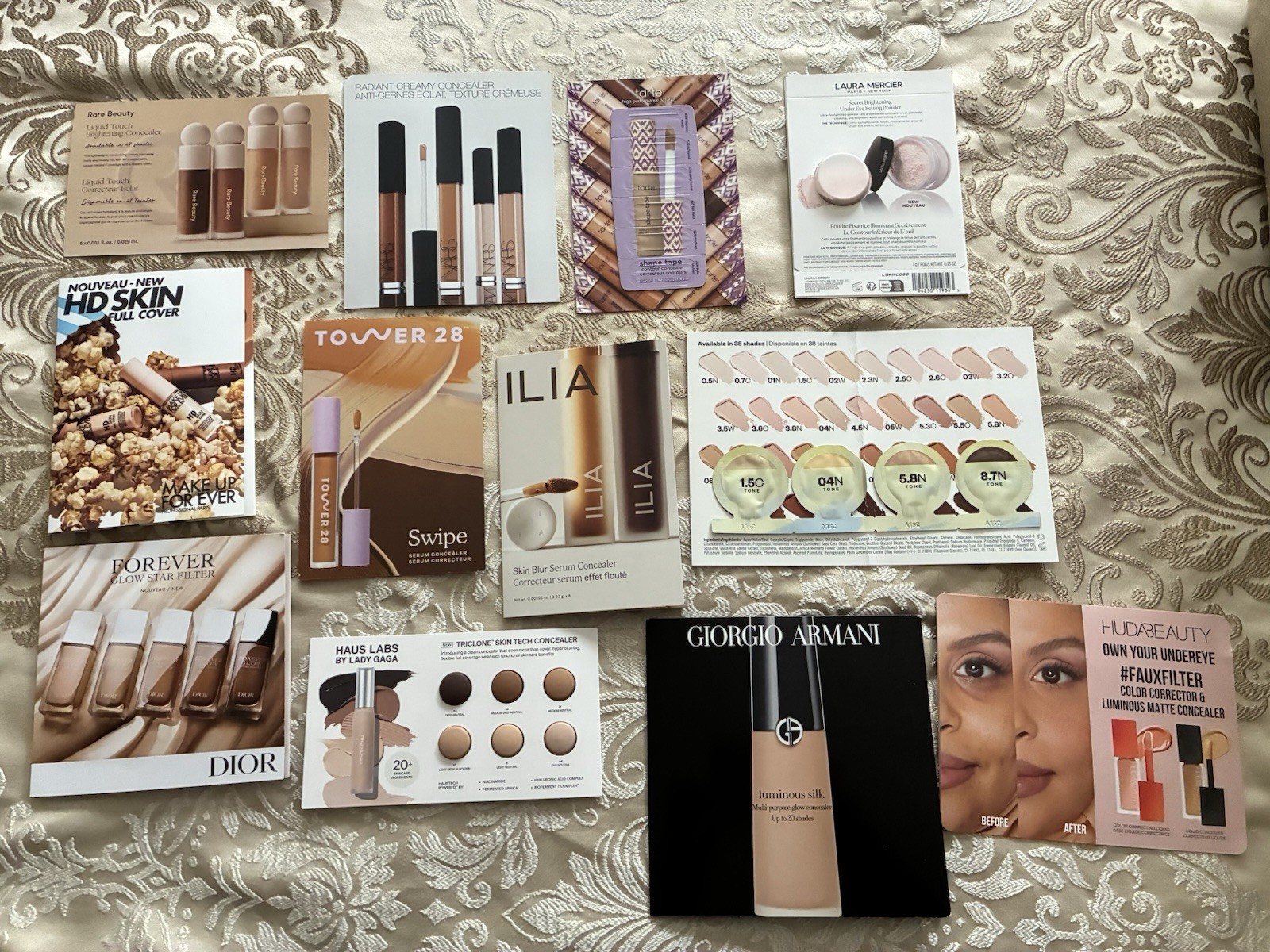 NEW Sephora Beauty Insider 12 Piece CONCEALER Makeup Sample Card Set