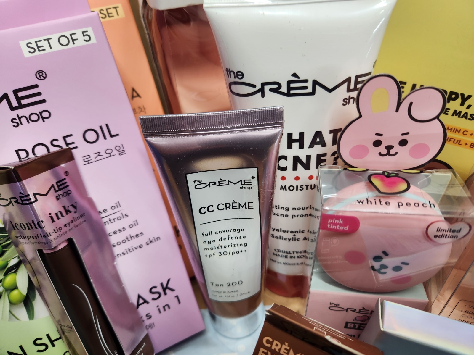 Lot Of 50 Pcs Premium NEW Cosmetics All NEW NEVER USED THE CREME SHOP WOW! NWB