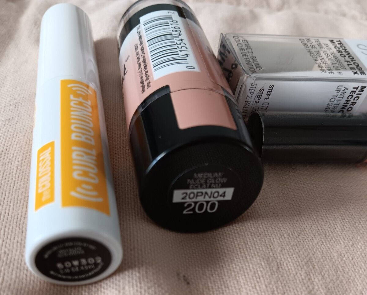 Maybelline Highlighter Mascara Color Correcting Pens Taupe 24 HR Lip Color Lot