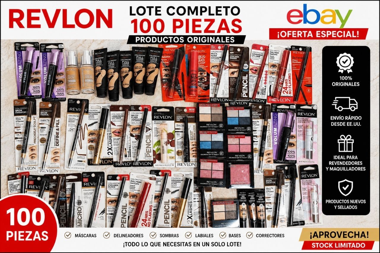 100 x Revlon mixed lot As Picture. Nice clean lot!