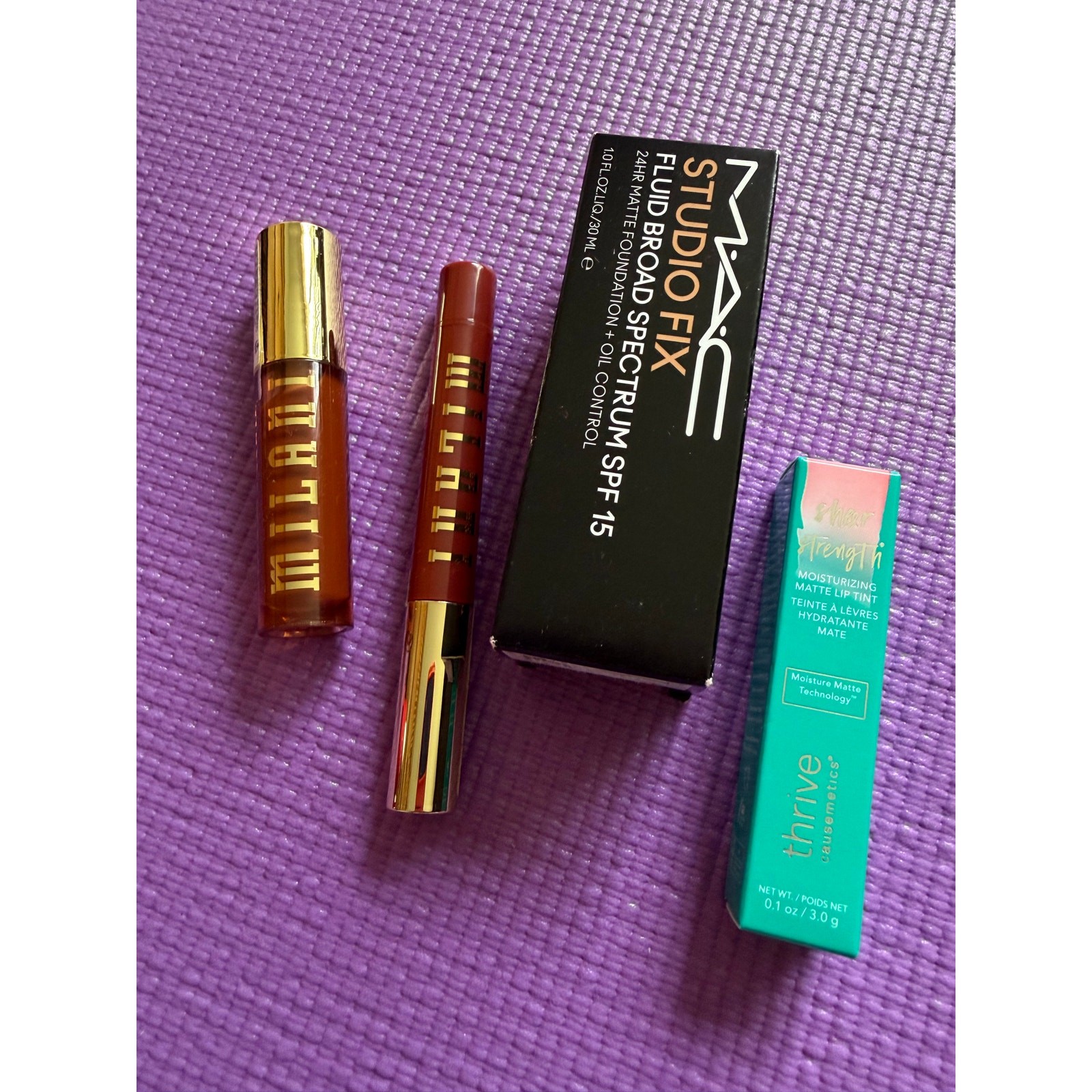 Makeup Lot MAC Studio Fix Foundation, Milani, Thrive NEW Makeup Bundle Full Size