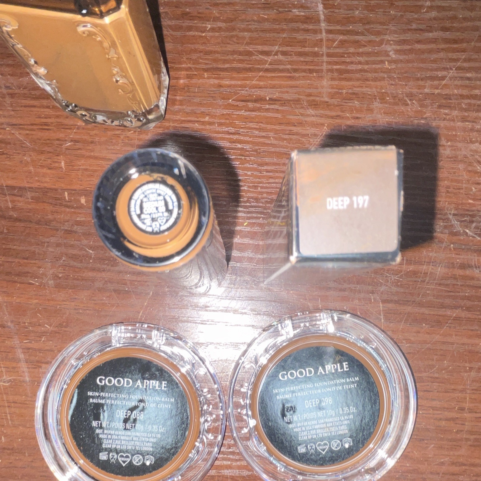 KVD Beauty Full Size Vegan Makeup Lot: Good Apple Skin-Perfecting Balm
