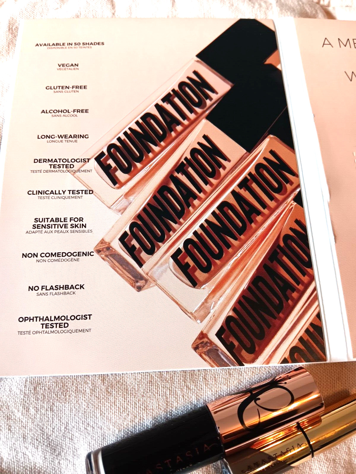 Anastasia Beverly Hills Luminous Foundation #2 Concealer Med Brown Dip Brow Gel
