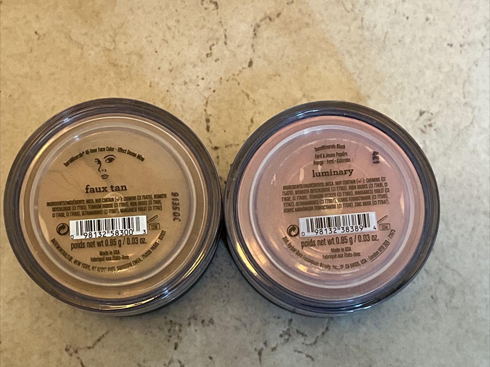 Bare Minerals Lot: Blush/Mineral Veil/Bronzer/Eye Shadows/Lipstick/Gloss New!
