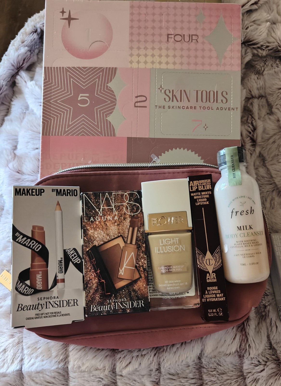 Beauty Bundle Featuring Charlotte Tilbury, NARS, MARIO, Flower, Fresh Milk
