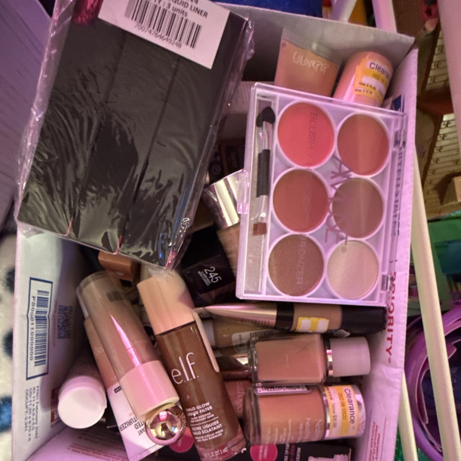15 ColourPop e.l.f. Full Size Makeup Lot Assorted Items