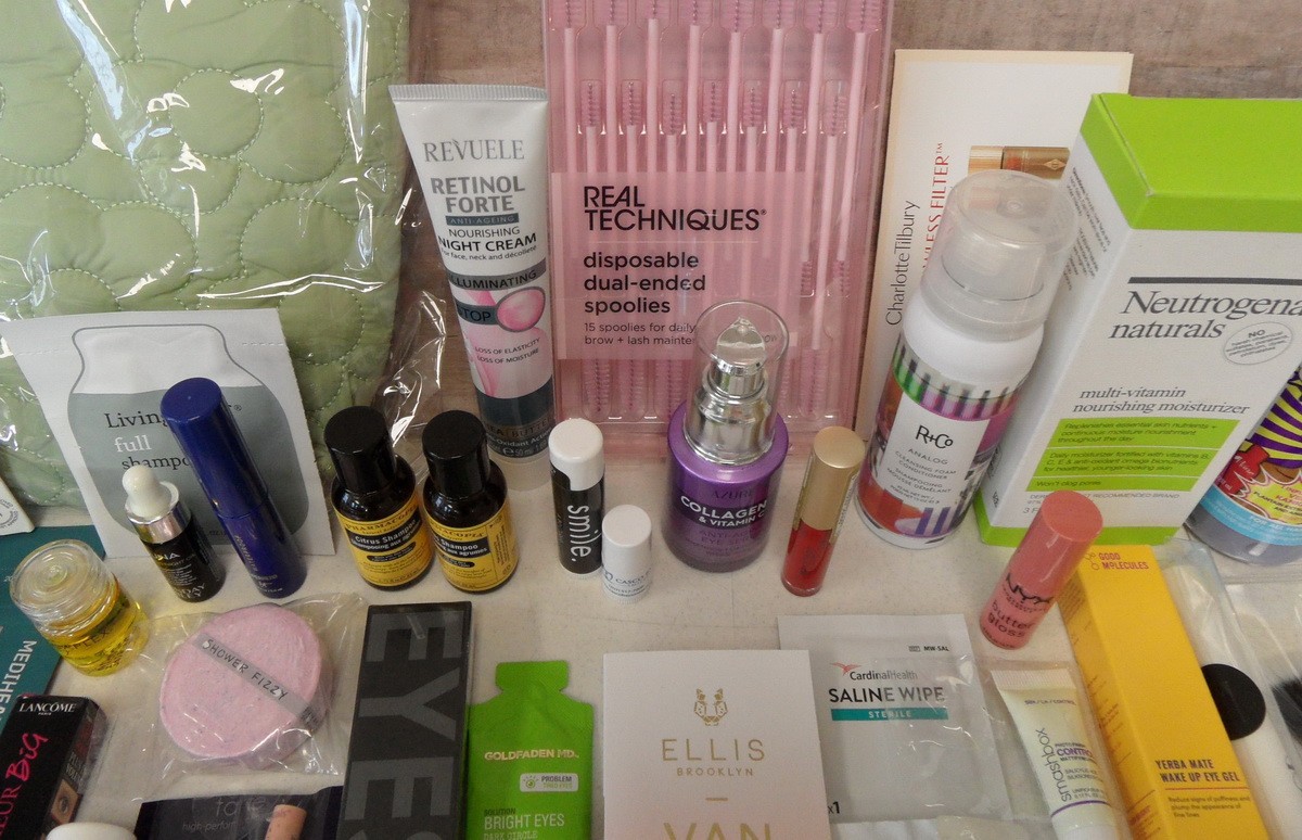 75+ PCS MAKEUP SKINCARE HAIR BEAUTY PERFUME DELUXE LUXURY FULL SAMPLE TRAVEL LOT