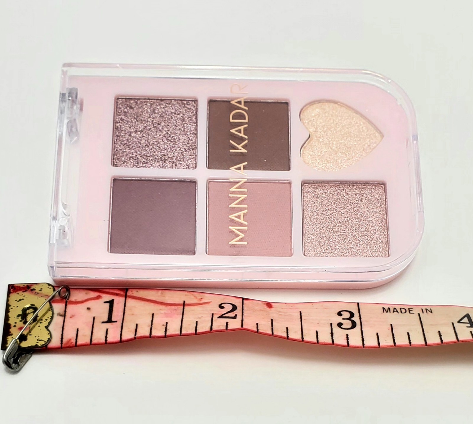 Manna Kadar Pink Mirage Eyeshadow Palette & Realher Mini Lipstick Set New