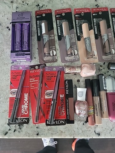 Makeup Lot Of E.L.F Camo Powder Rimmel Eye Shadow Lipstick Liner