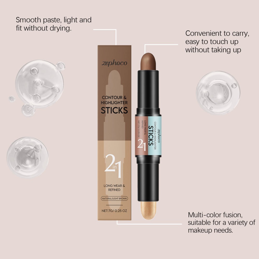 hoco natural color light curry color 2 in 1 outline and high light