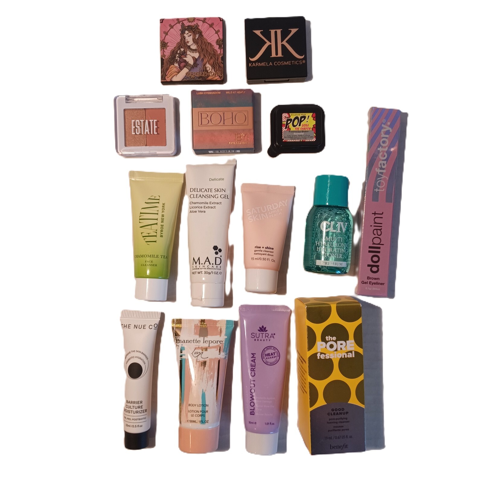 New 14 Piece Mixed Lot of Makeup Skincare Beauty