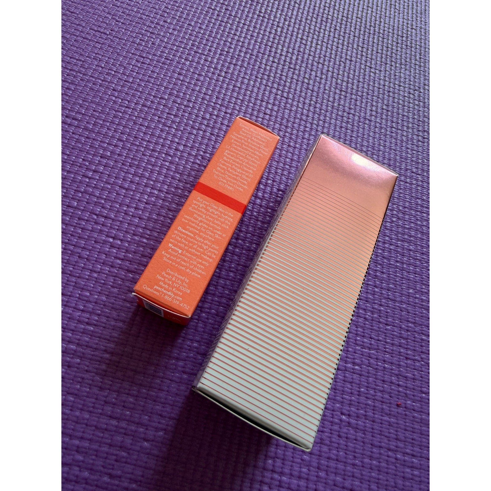 Makeup Lot PEACH & LILY Glass Skin STICK & DIBS Setting Spray NEW Bundle
