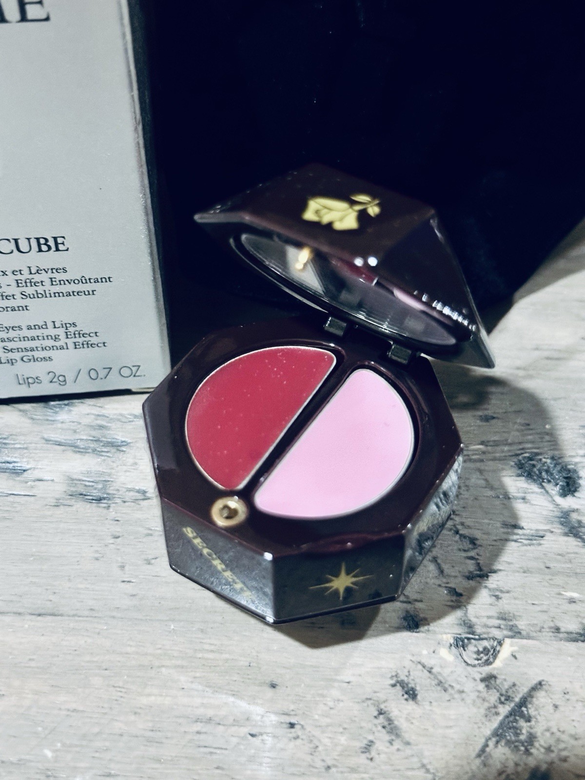 Lancome DESTINY CUBE Secret Game for Eyes & Lips 01 Charisma New Discontinued