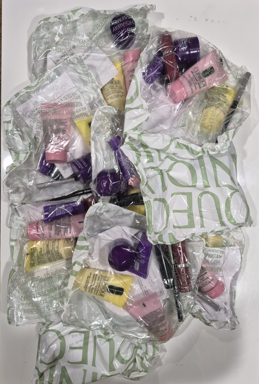 Clinique 7 Pc Makeup & Skincare Bundle Lot x10 New Authentic Travel Size