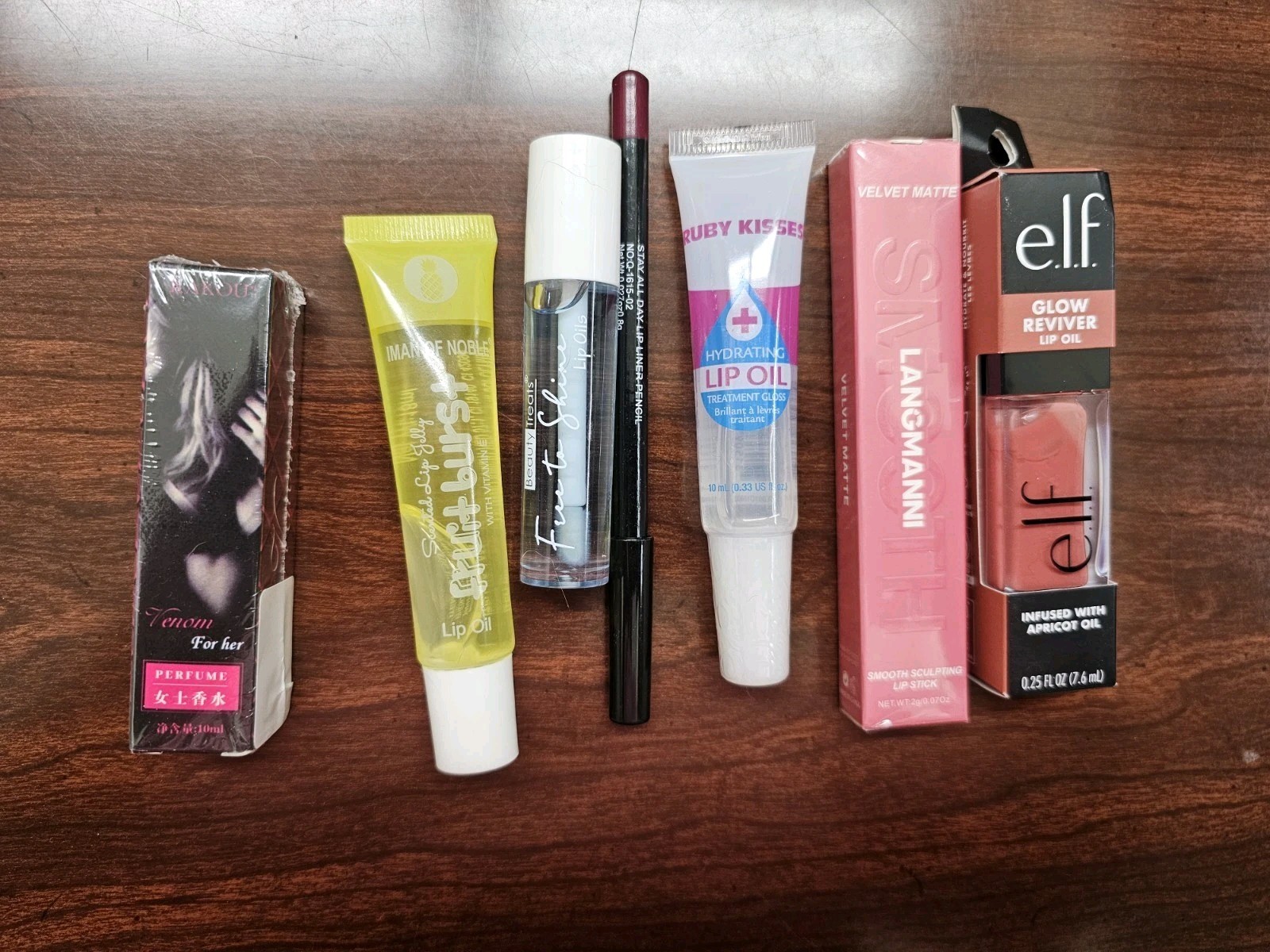 New Mixed Makeup Lot NYX e.l.f Lip Oil Palette Skincare Beauty Bundle 15+ items