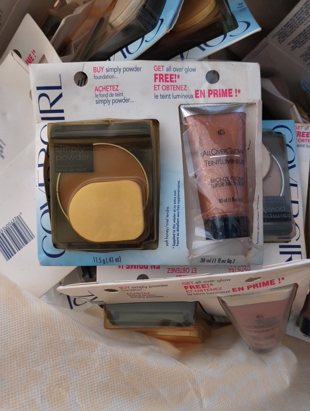Huge High End Makeup Lot 4 CoverGirl Powder & Highlighter Kits READ