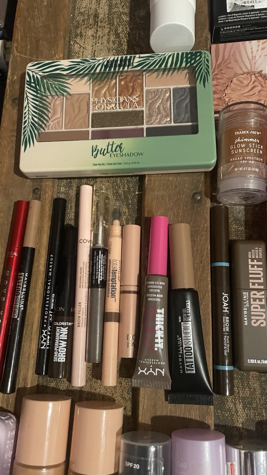 Huge makeup lot 60+ items Revlon Elf Neutrogena Nyx Milani Pixi L’Oréal Joah
