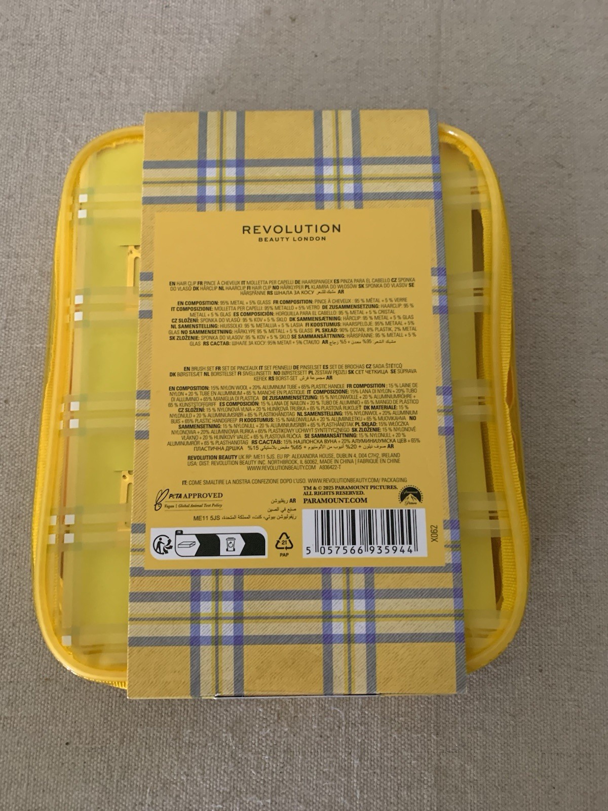 REVOLUTION X CLUELESS Movie 30th Anniversary Bag Set, Makeup & DVD New & Sealed!