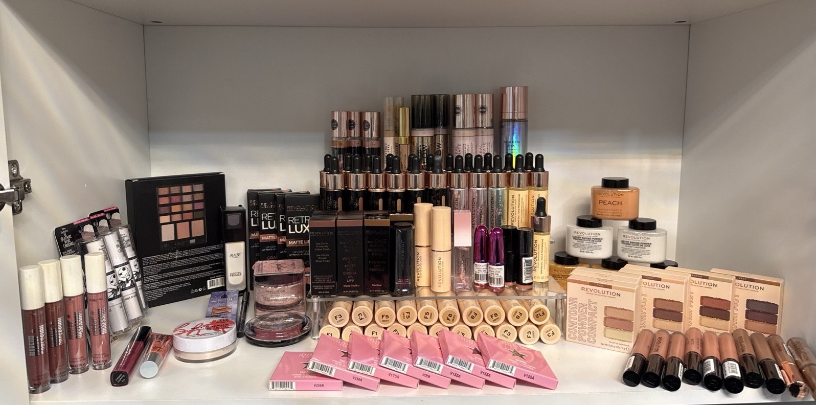 120 Pc Revolution Makeup Bundle NEW BK Jeffree Star YSL Retail Over $1000