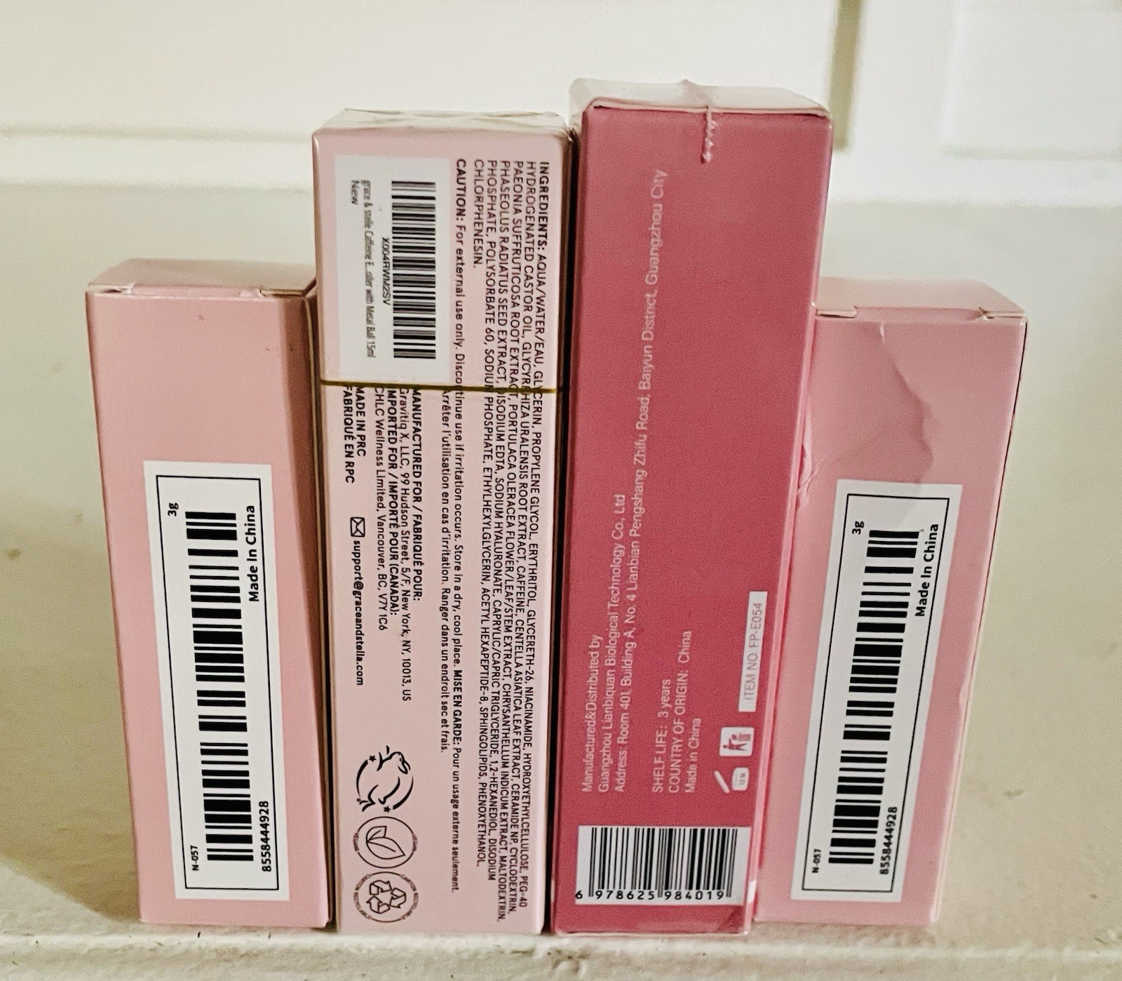 Brand New Skincare Eye Bundle – Caffeine & Collagen Balms / Sticks