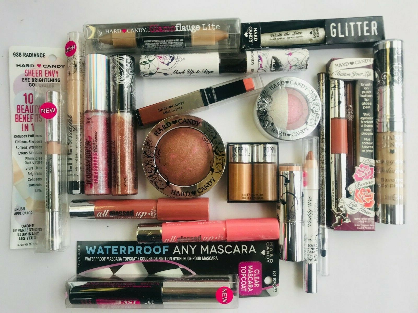 Lot of 15 ~ Hard Candy Makeup Lot w/NO DUPLICATES! Neutrals!