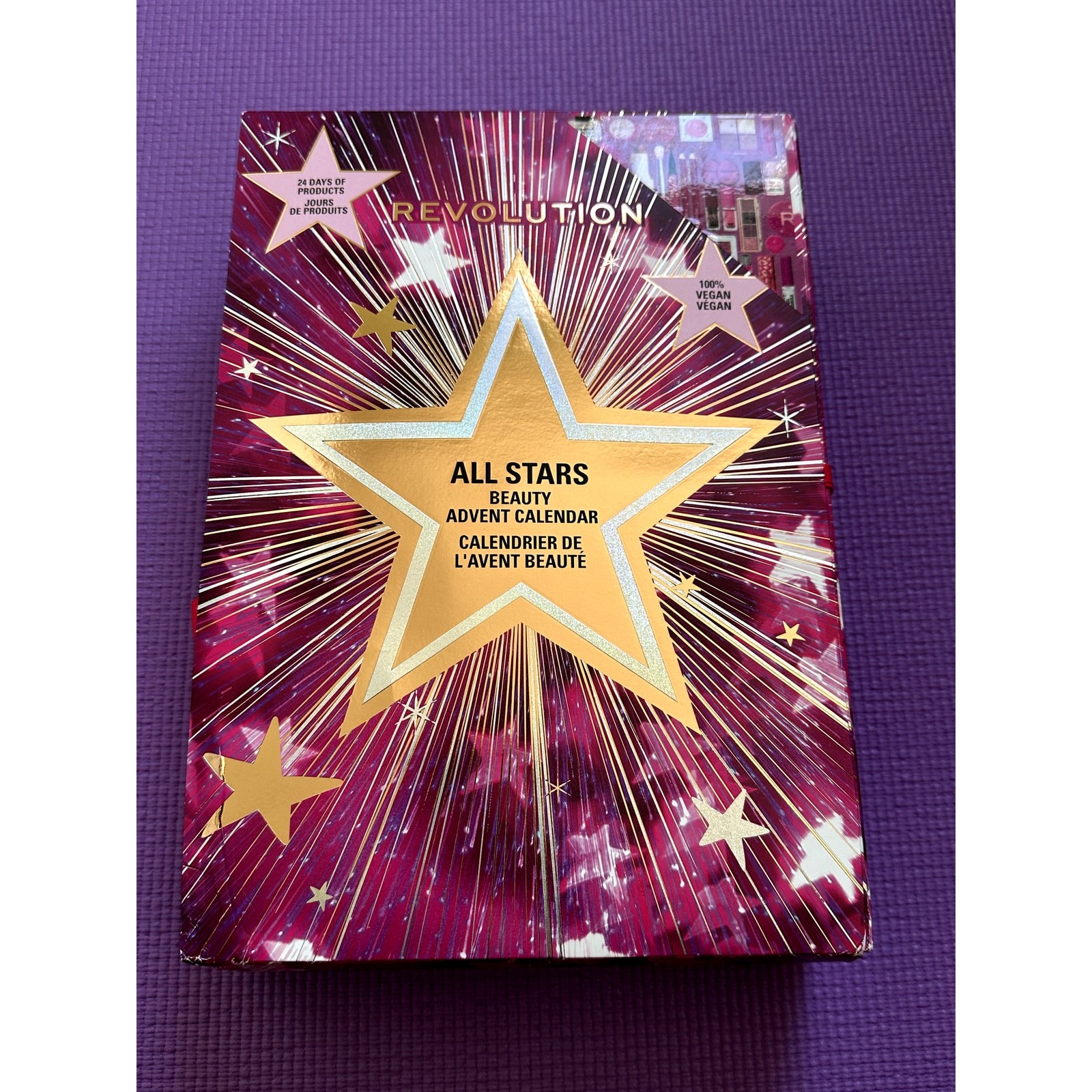 NEW Revolution Beauty All Stars Makeup Advent Calendar 2025 24pc Set Lip Blush