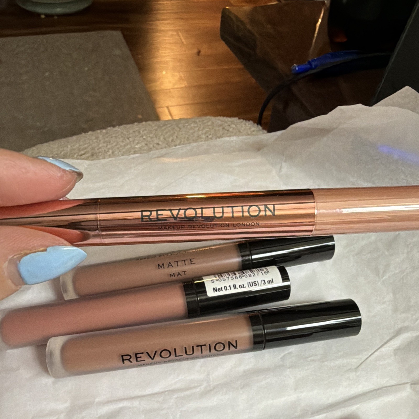 Revolution Lip Products Lot of 4 Matte & Sheer Matte Crush 111, Vow 120