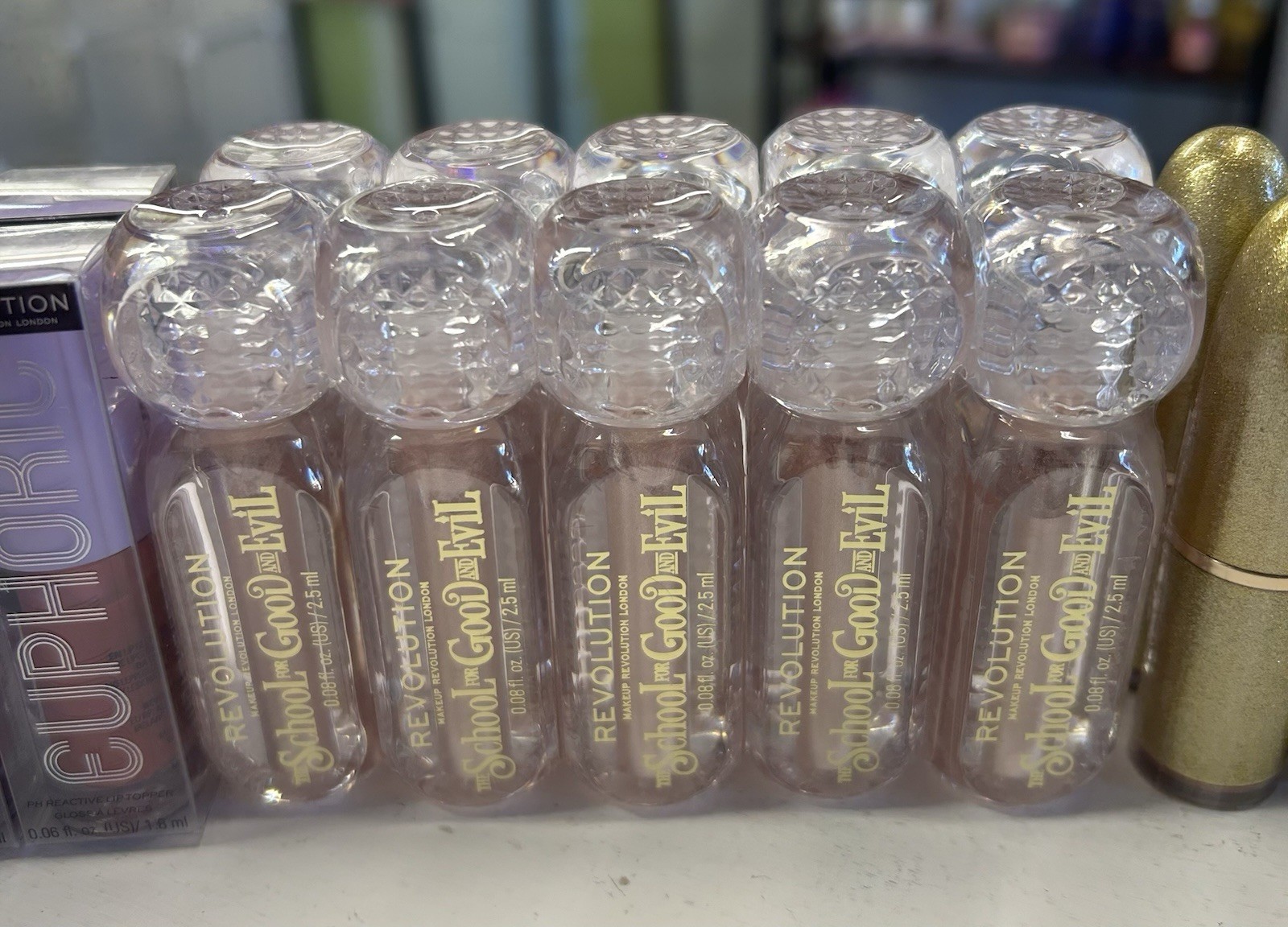 Lot of (40) Revolution Lip Colors and Highlighters