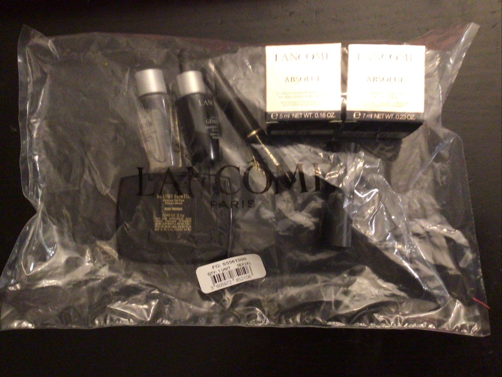 Lancôme Set Absolue Génifique Clarifique Definicils Blush Subtil Rouge Lipstick