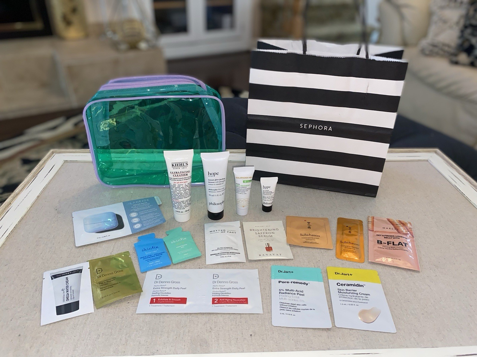 Beauty Makeup Skincare Lot Of 17 Full & Deluxe Sample Ulta Sephora + Bonus Bag