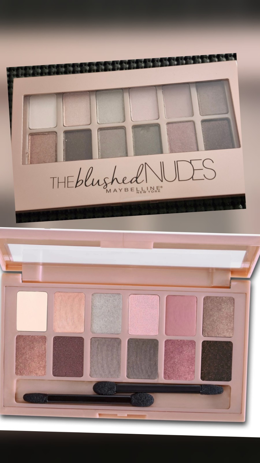 Maybelline Eyeshadow, THE BLUSHED NUDES New Sealed