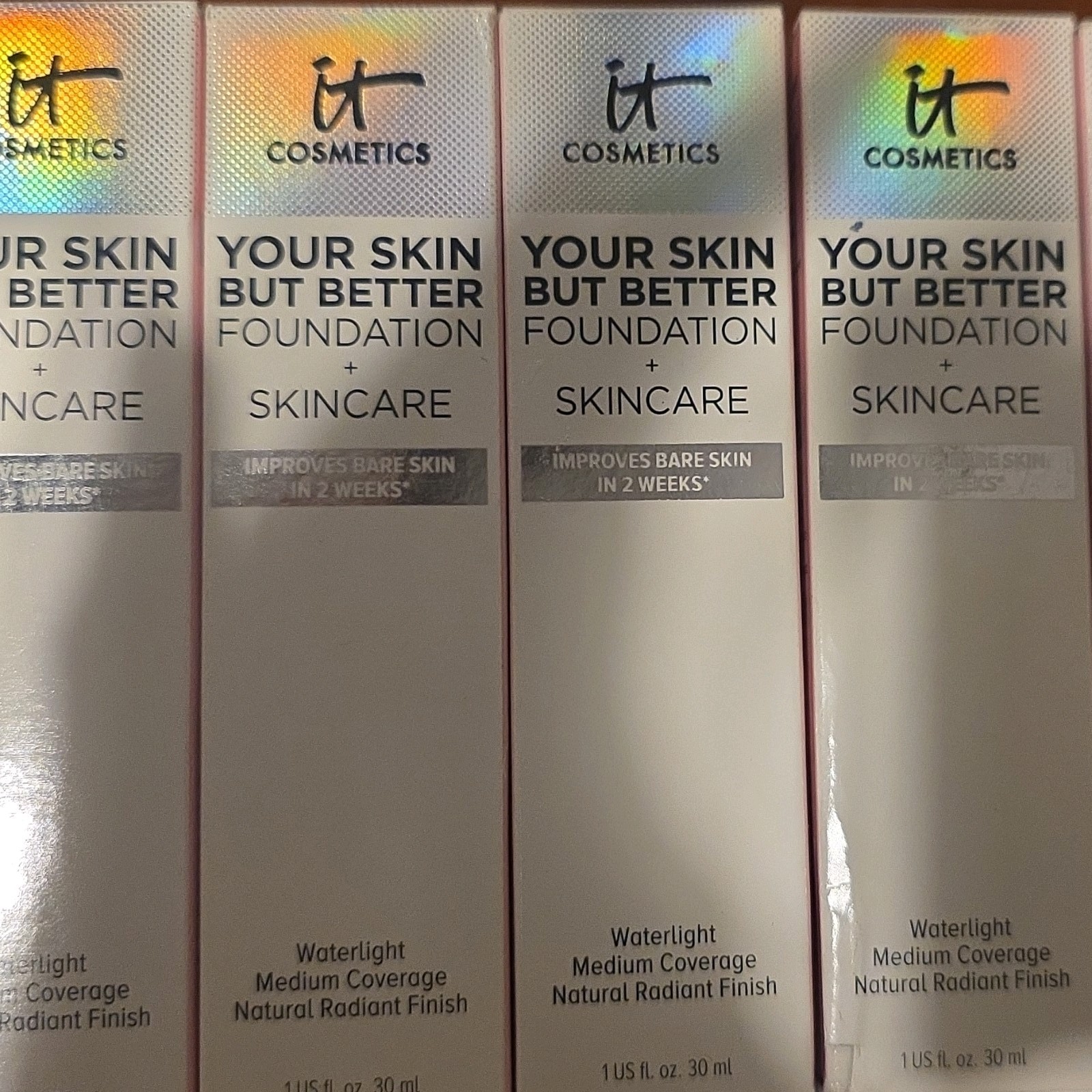 IT Cosmetics, Huda Beauty, Fenty Beauty Full Size Foundation & Concealer Lot